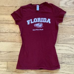 Women S, Florida short sleeve t-shirt, 100% cotton